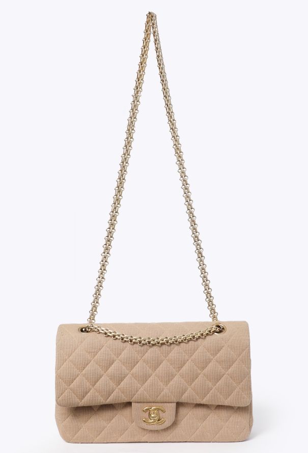 Chanel Vintage Jersey Medium Timeless Bag - 2