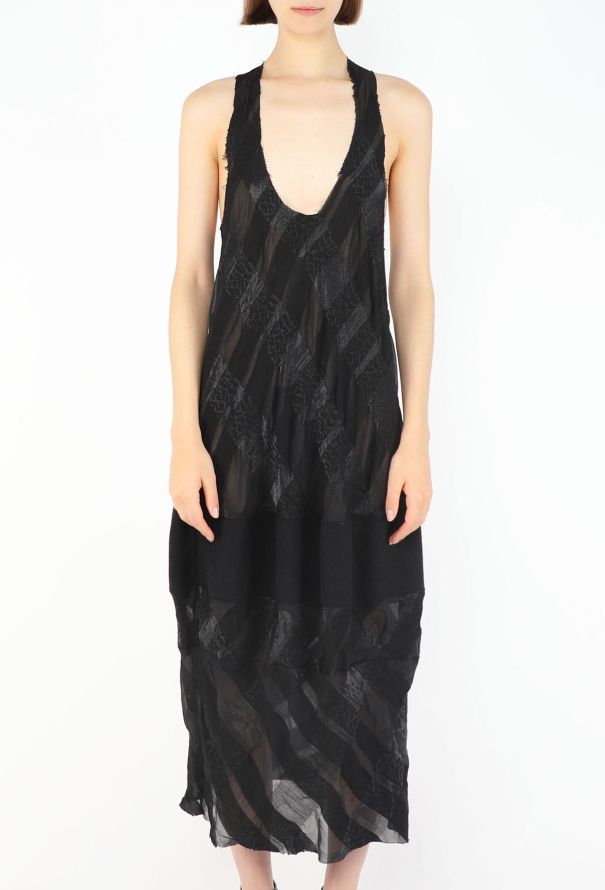 Comme des Garçons Iridescent Banded Slip Dress, 1993 - 3