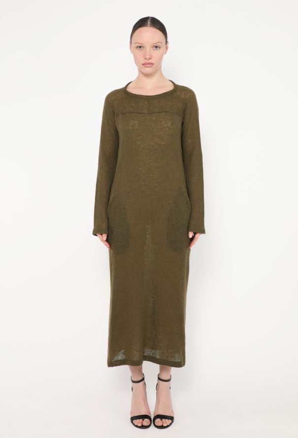 Yohji Yamamoto 2023 Knit Pocket Dress - 3 Yohji Yamamoto 2023 Knit Pocket Dress - 3