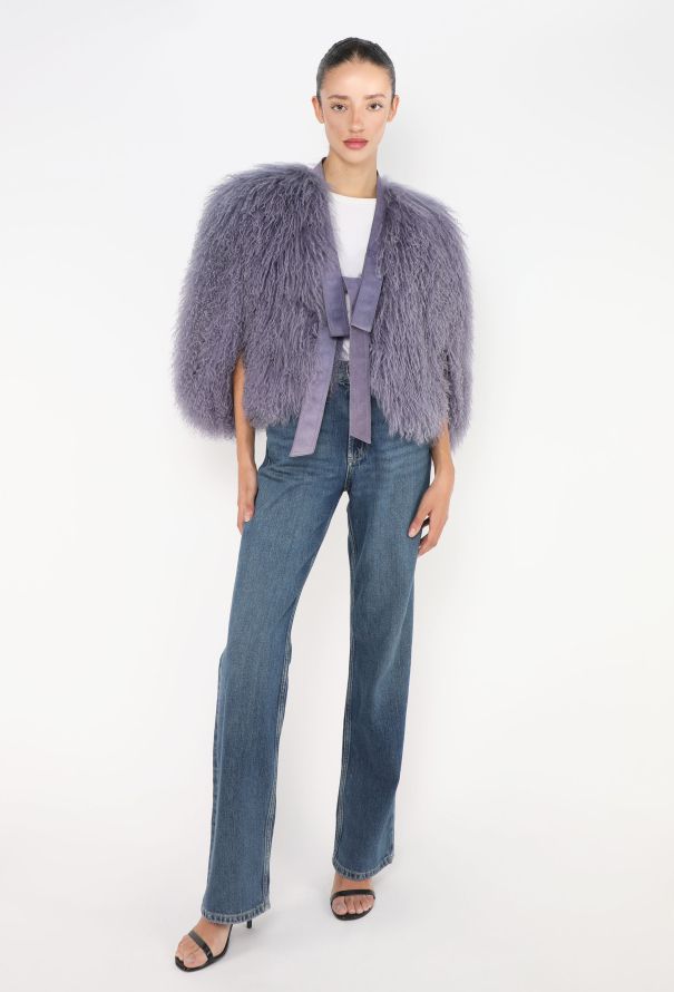 Gucci F/W 2005 Mongolian Shearling Bolero - 1