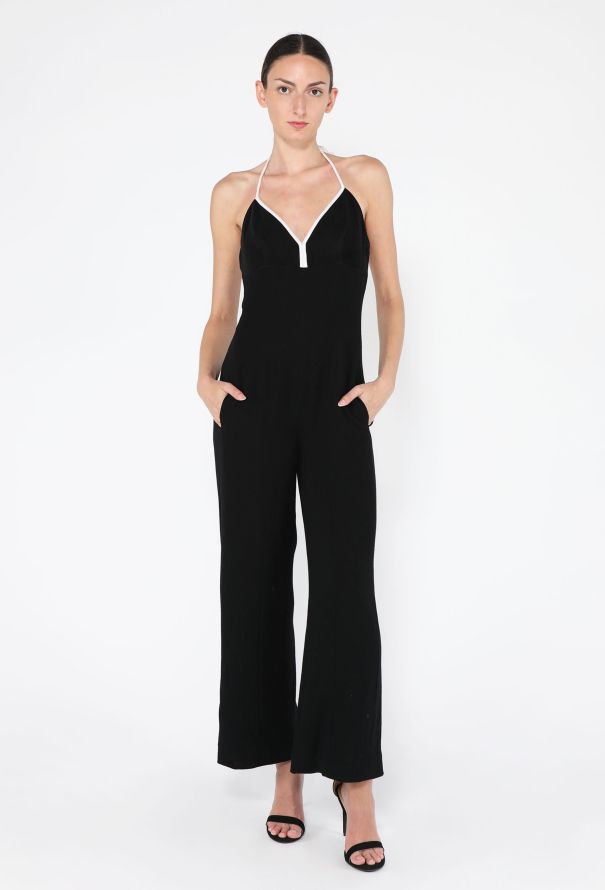 Chanel Bicolor Halter Jumpsuit, S/S 1995 - 4