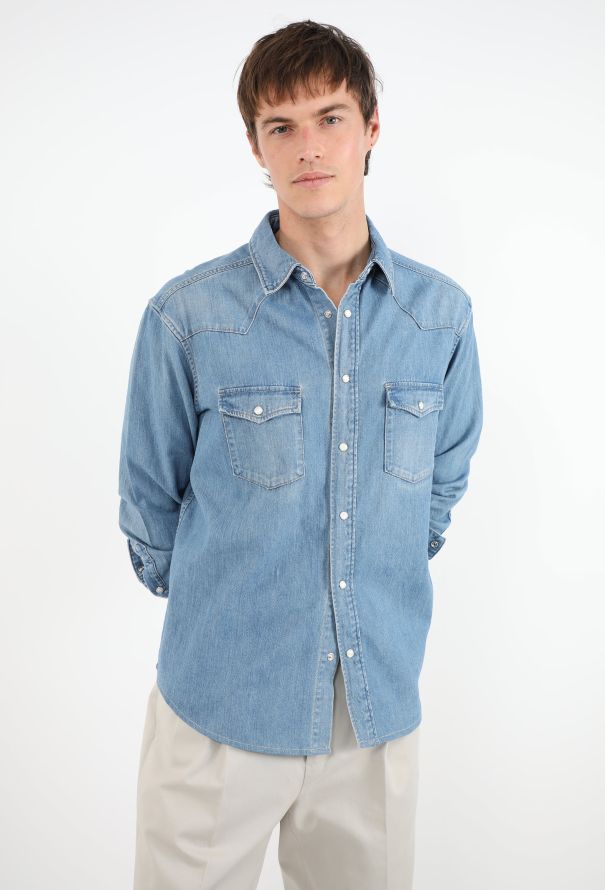 Céline 2020 Western Denim Overshirt - 2