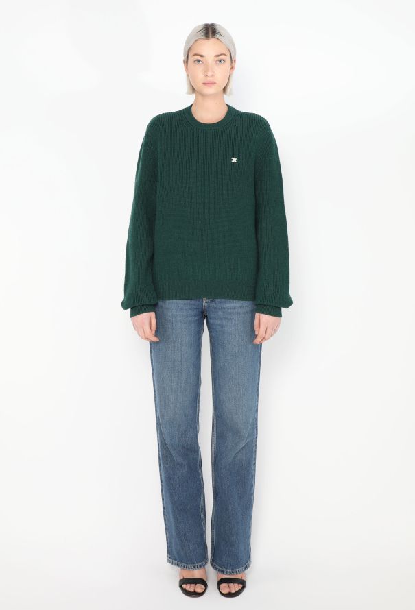 CELINE　HEDI SLIMANE　カシミアKNIT 2022 Triomphe Knit Sweater | Authentic & Vintage | ReSee