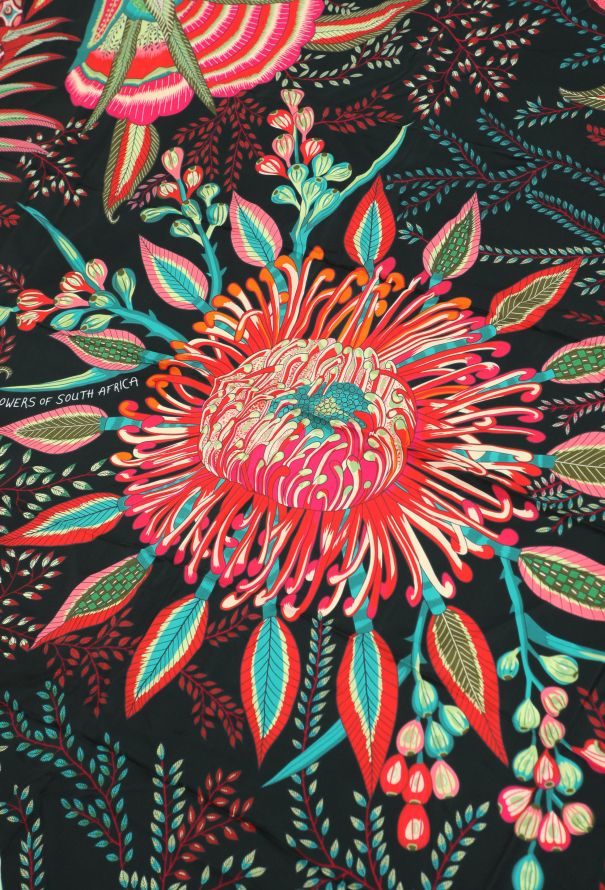 Hermès ‘Flowers of South Africa’ 140cm Silk Carré - 3