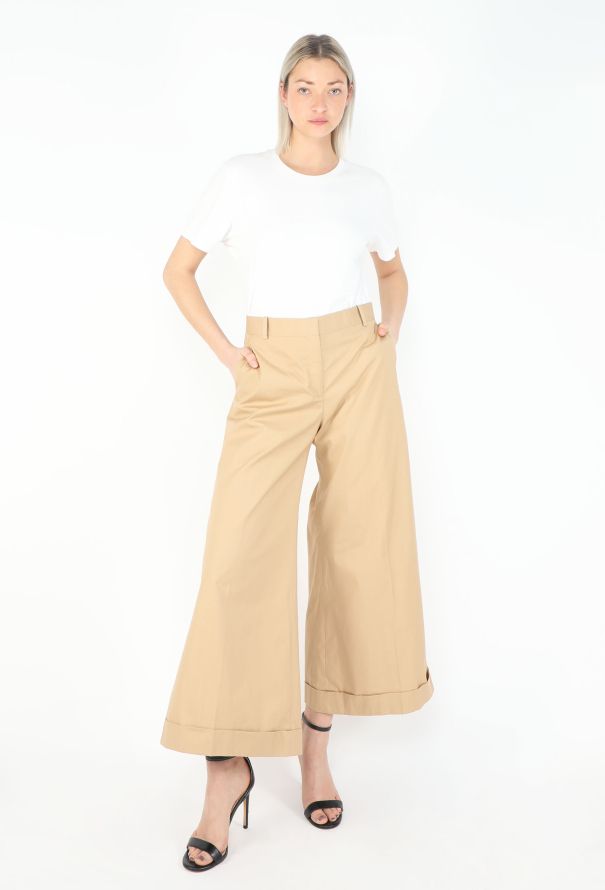 Céline Resort 2016 Flared Cotton Culottes - 3