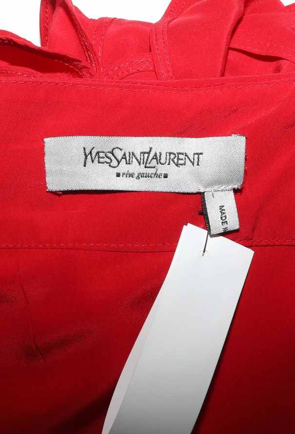 Saint Laurent STUNNING F/W 2003 Silk Rose Gown - 6