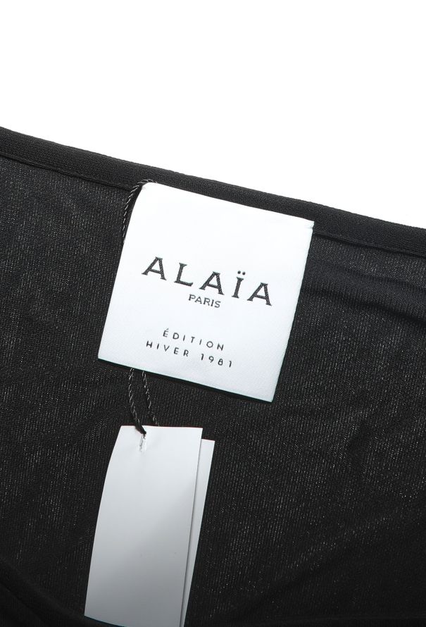 Alaïa 2019 Re-edition 1981 Studded Slit Gown - 6