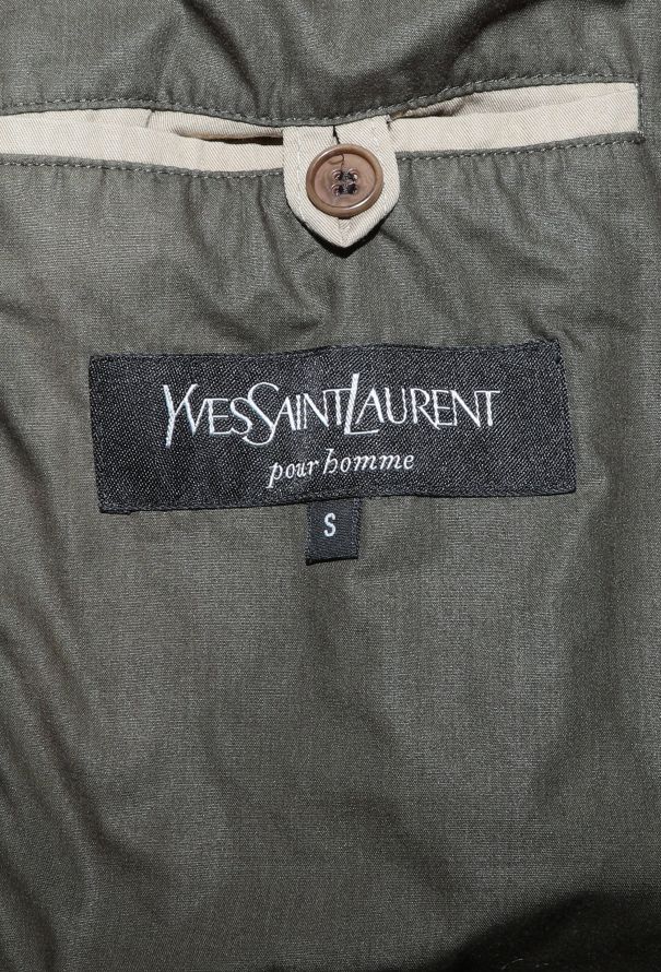 Saint Laurent Vintage Belted Gabardine Trench - 7 Saint Laurent Vintage Belted Gabardine Trench - 7