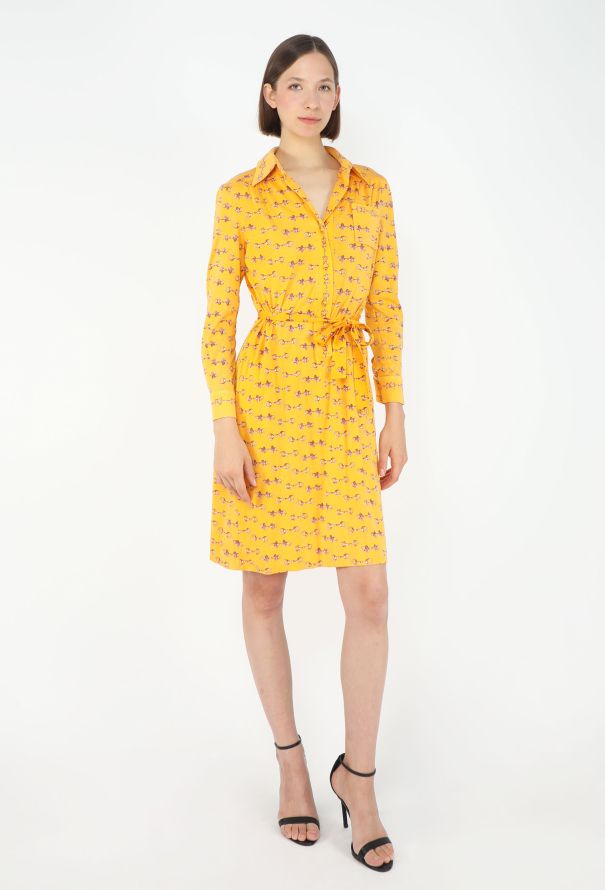 Hermès '70s Equestrian Horsebit Shirt Dress - 4