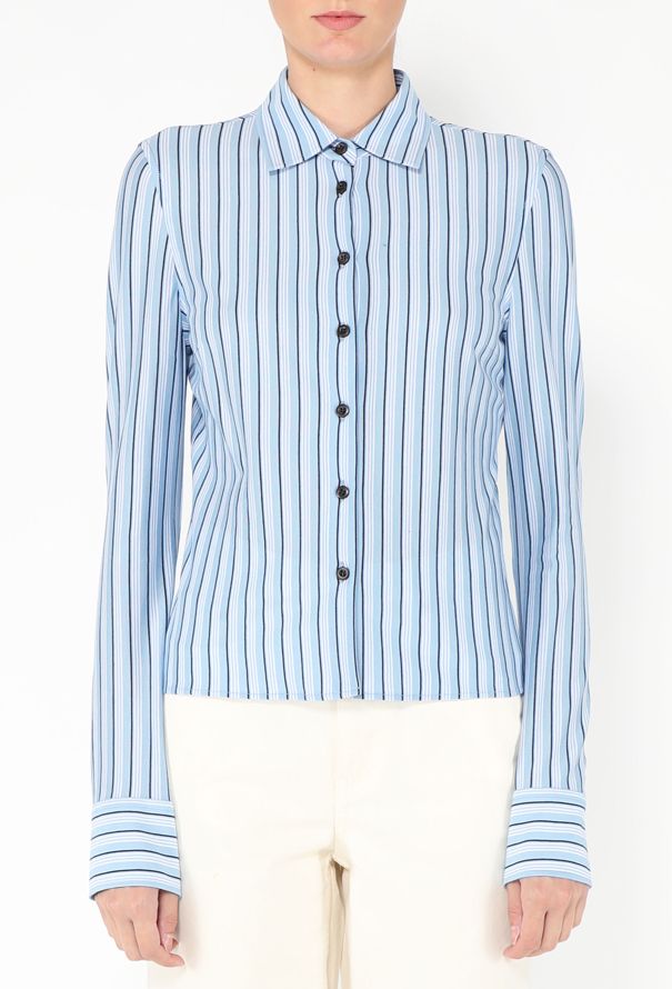 Prada 2024 Striped  Button Down - 1