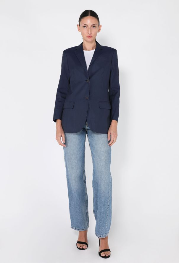 Helmut Lang Tailored Cotton Blazer, 2000s - 2