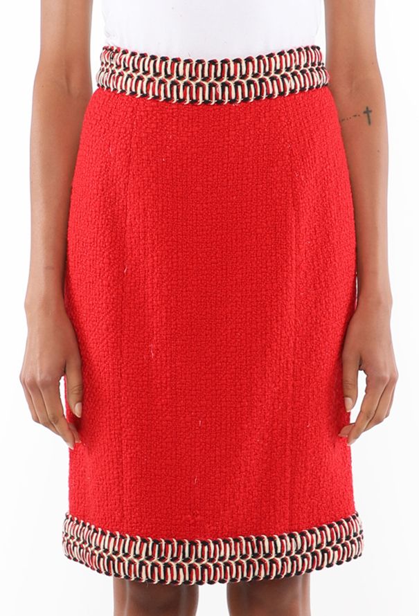 Chanel Tweed Braided Skirt, F/W 1990 - 4