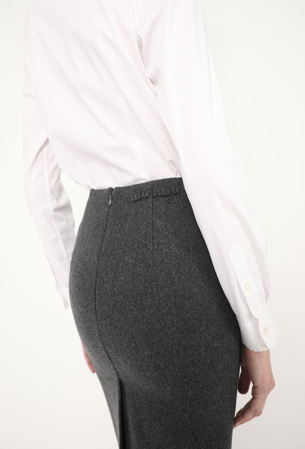 Miu Miu F/W 2024 Felted Emblem Skirt - 6 Miu Miu F/W 2024 Felted Emblem Skirt - 6