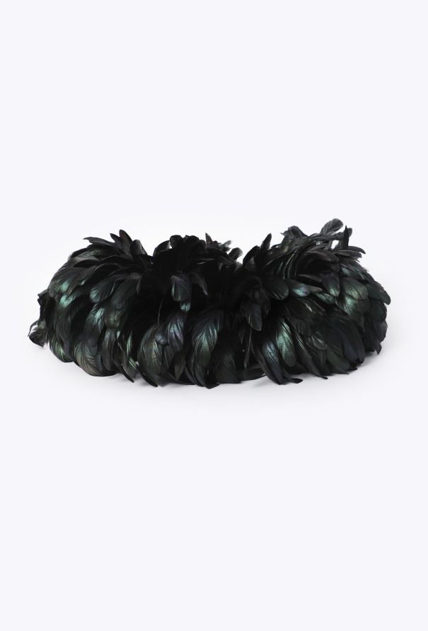 Saint Laurent COLLECTOR F/W 1986 Feather Scarf - 8