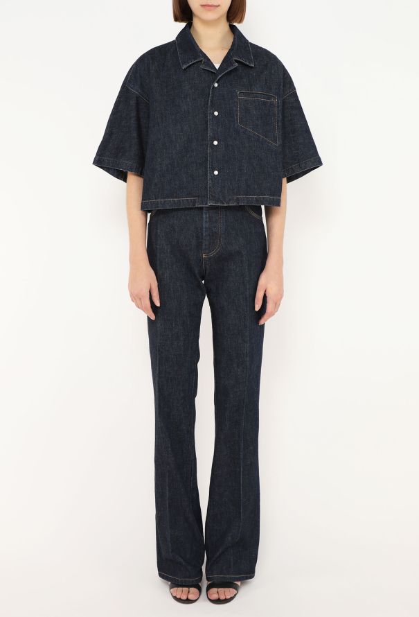 Bottega Veneta 2020 Denim Bootcut Ensemble - 5