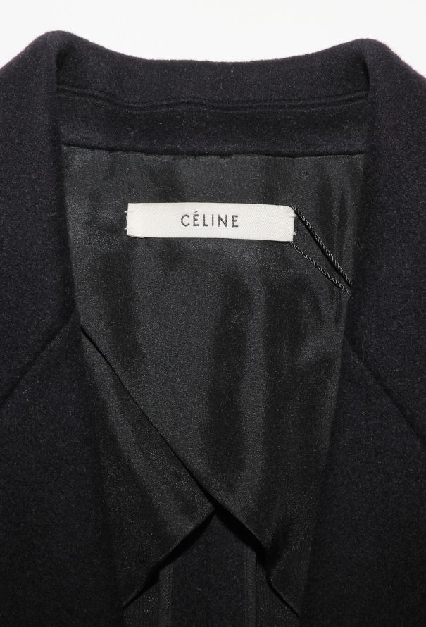 Céline 2011 Cashmere Chesterfield Coat - 5