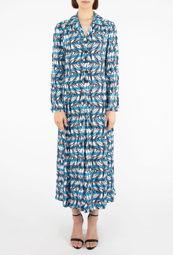 Prada F/W 2018 Banana Print Dress - 3