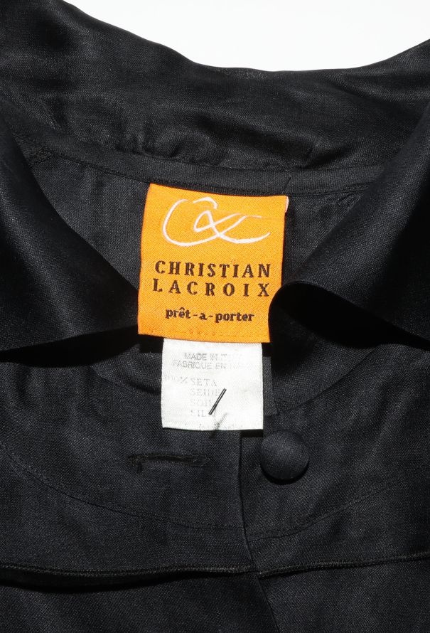 Christian Lacroix '90s Tiered Ruffle Silk Dress - 5