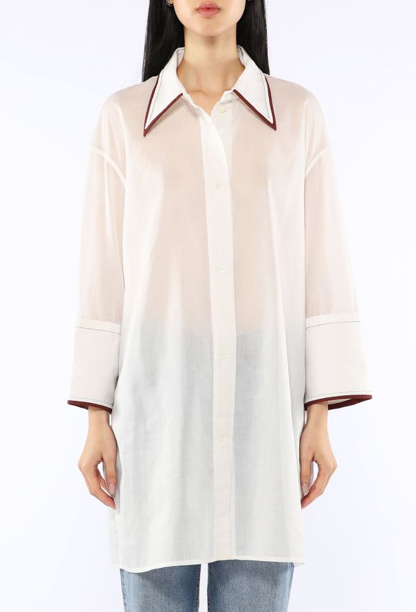 Céline Contrast Trim Top, F/W 2016 - 6