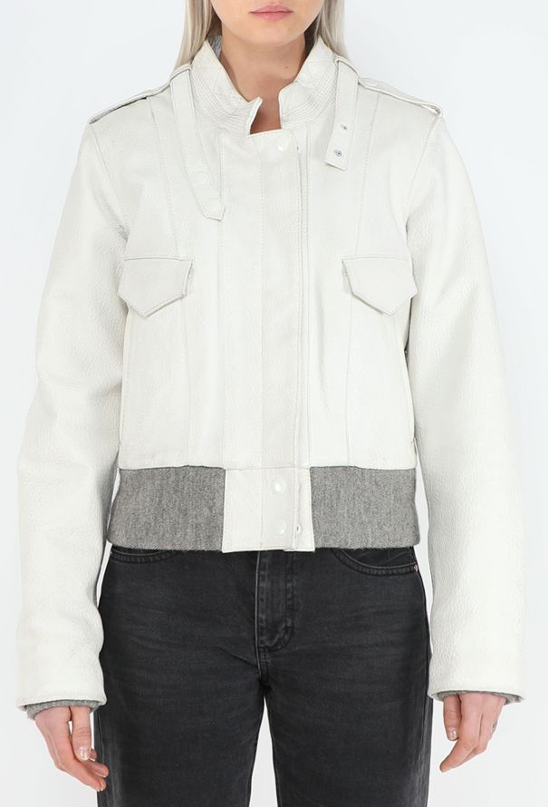 Balenciaga Collector F/W 2004 Leather Bomber Jacket - 1