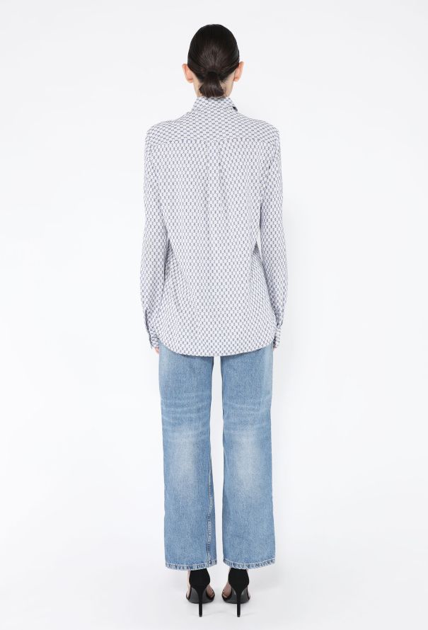 Céline Classic Printed Button Down - 5