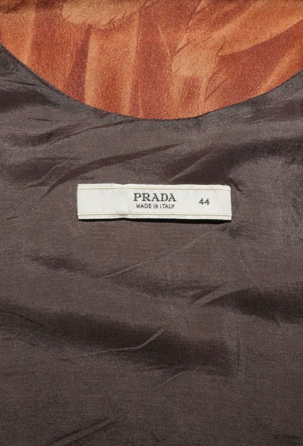 Prada S/S 2005 Silk Feather Dress - 6 Prada S/S 2005 Silk Feather Dress - 6