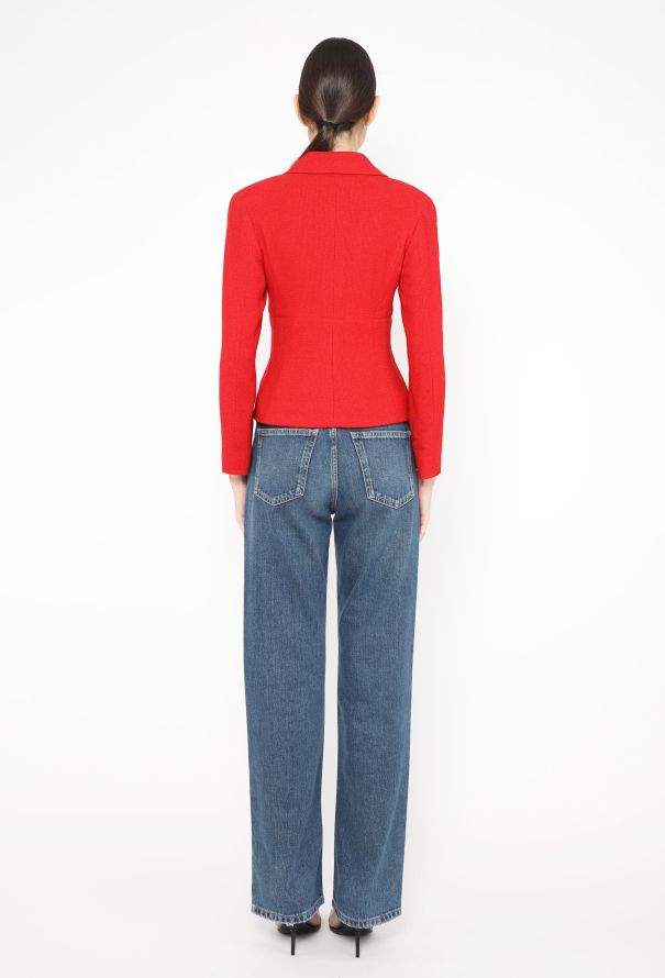 Chanel 1998 Tweed Clover Blazer - 5 Chanel 1998 Tweed Clover Blazer - 5