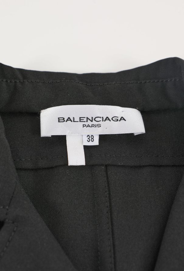Balenciaga 2002 Cropped Wool Vest - 4