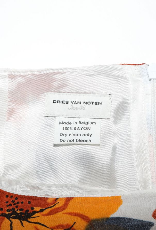 Dries Van Noten Printed Crêpe Maxi Skirt, 2001 - 5