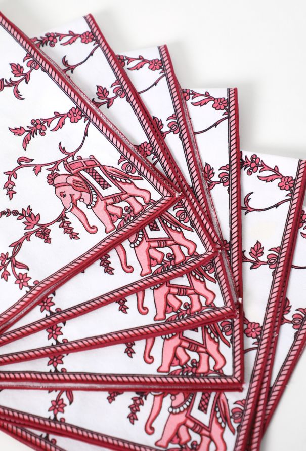 Hermès Vintage 6-piece Elephant Placemat Set - 1