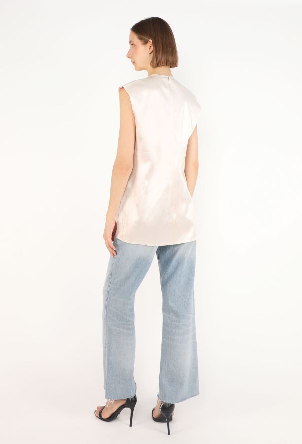 Céline Charmeuse Sleeveless Top, Spring 2013 - 4