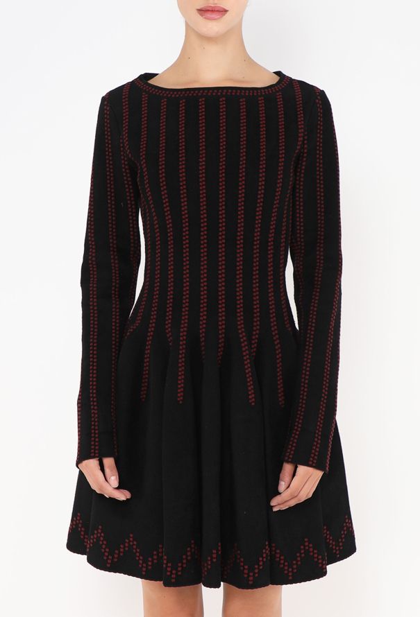Alaïa Fall 2013 Embroidered Skater Dress - 2