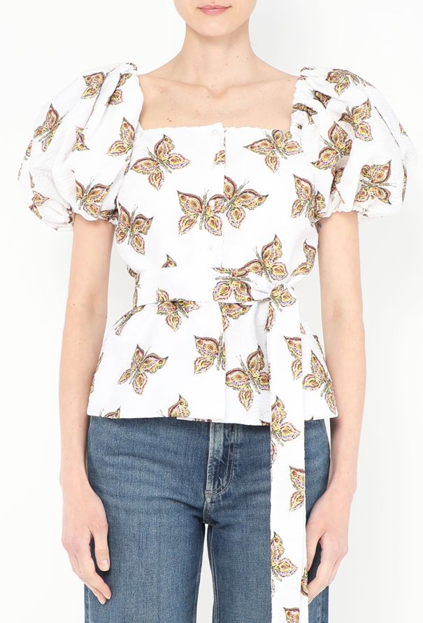 Rodarte F/W 2019 Ruffled Butterfly Ensemble - 5