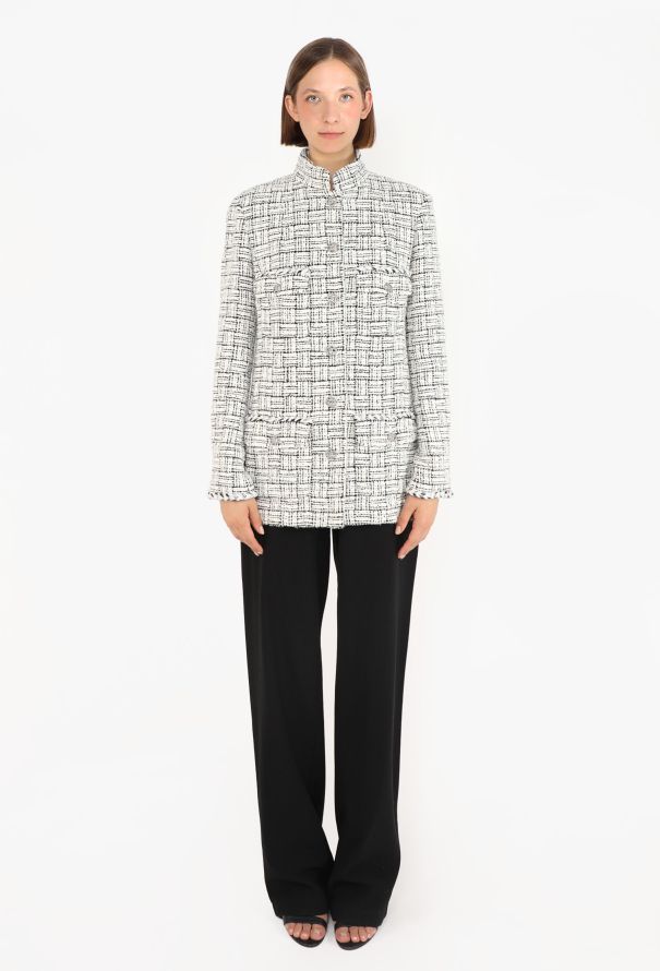 Chanel Sequin Tweed 'CC' Jacket, 2023 - 4