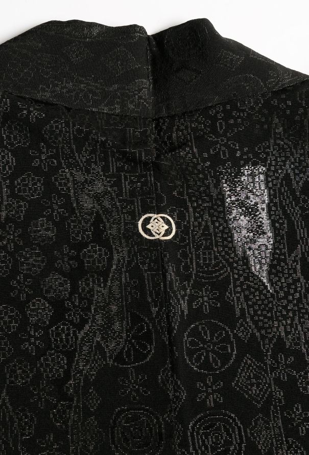 World Treasures Authentic Metallic Jacquard Kimono - 5
