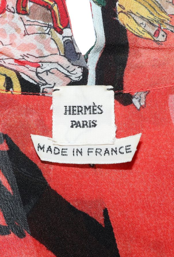 Hermès 2004 'Cirque Molier' Lavallière Top - 5