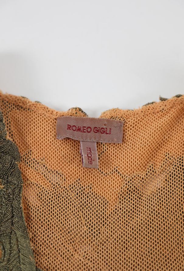 Romeo Gigli COLLECTOR '90s Silk Embroidered Velvet Tunic - 5
