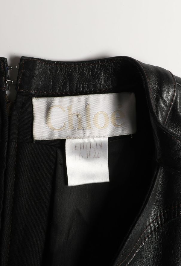 Chloé F/W 2016 Leather Maxi Dress - 6