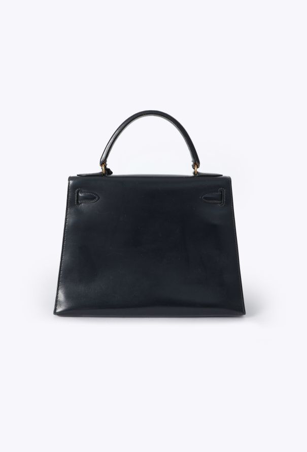 Hermès Vintage Navy Box Kelly Sellier 29 - 6 Hermès Vintage Navy Box Kelly Sellier 29 - 6