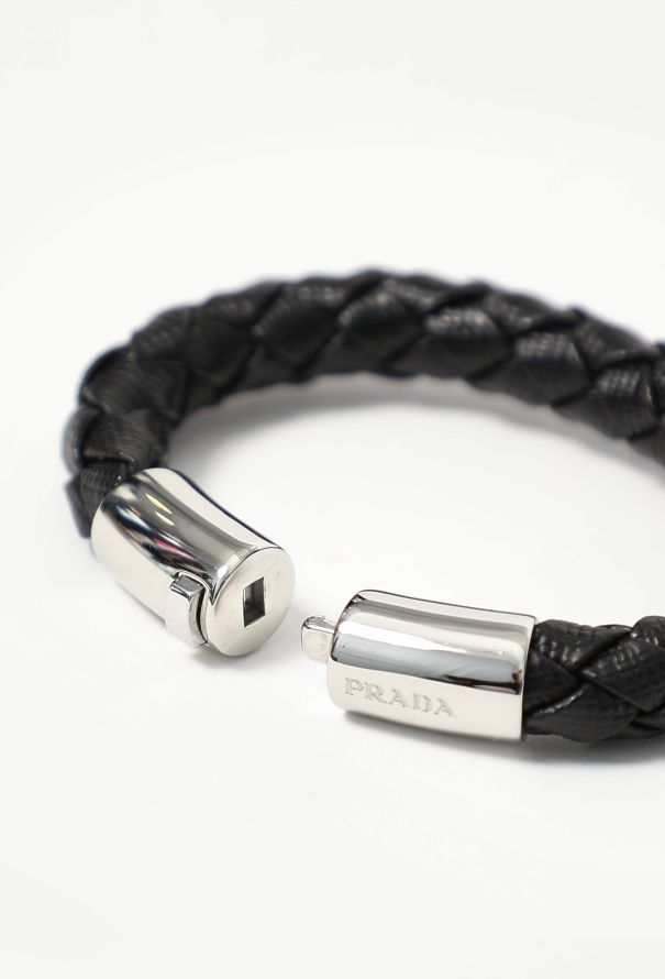 Woven Saffiano Leather Bracelet | Authentic & Vintage | ReSee