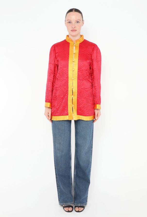 Saint Laurent Collector S/S 1979 Quilted Seashell Jacket - 4