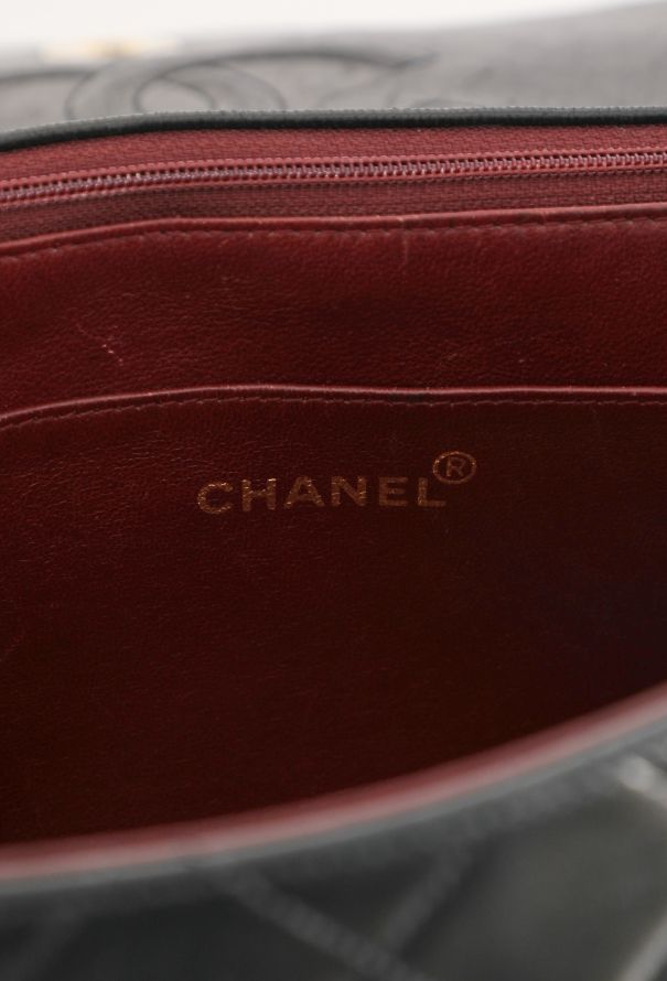 Chanel Vintage Black Jumbo Timeless Bag - 12