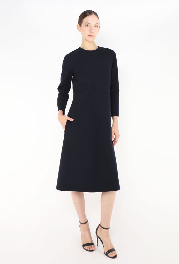 Céline Classic Twill A-Line Dress - 2