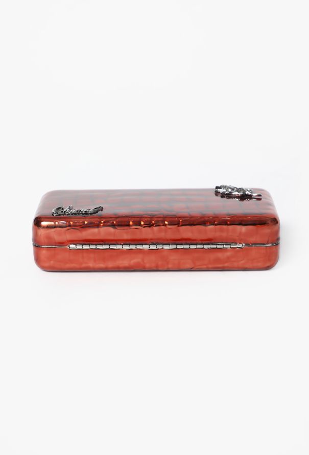 Chanel Limited Edition Resin & Crystal Minaudière Chain Clutch - 7