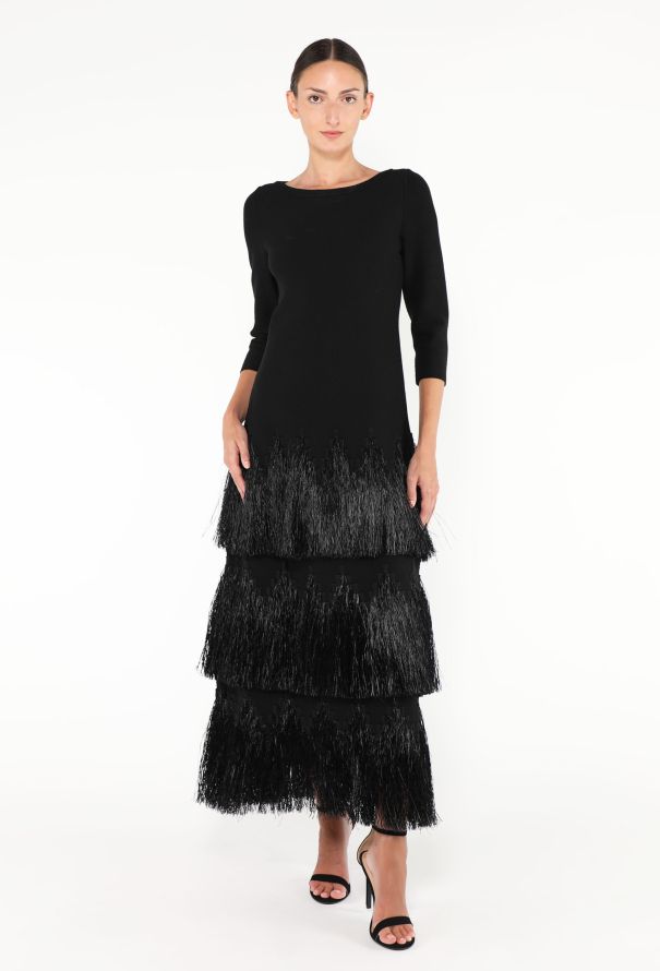 Alaïa S/S 2021 Tiered Raffia Gown - 1