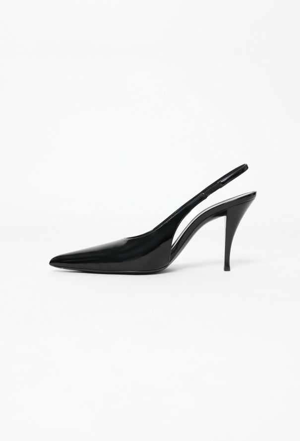 Saint Laurent Pre-Fall 2021 Patent Slingbacks - 4