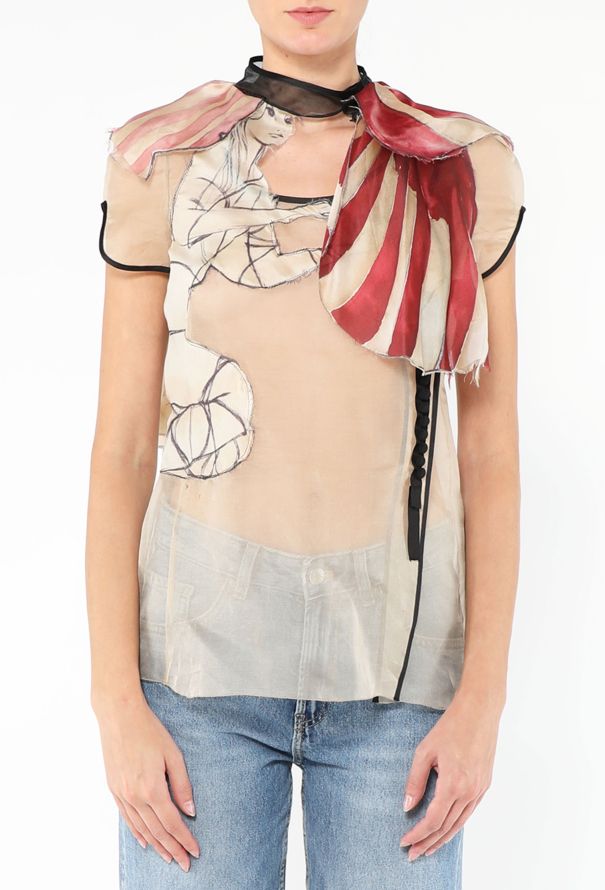 Prada Collector S/S 2008 Organza Fairy Top - 1