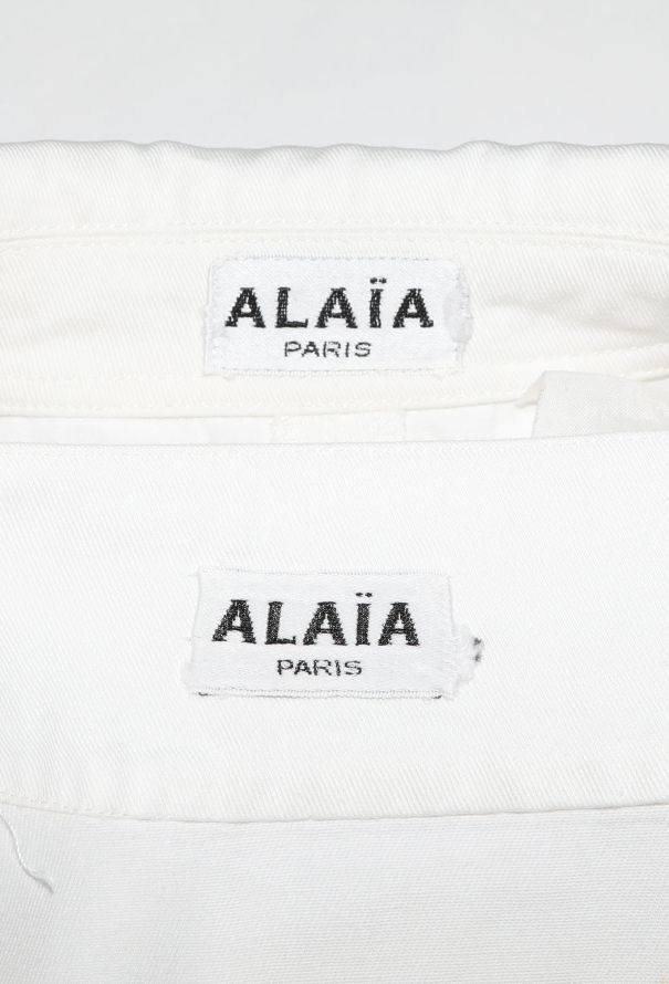 Alaïa ICONIC 1986 Denim Biker Ensemble - 8