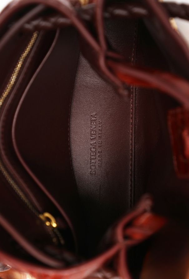 Bottega Veneta Mini Alligator & Raffia Andiamo Bag, 2026 - 14