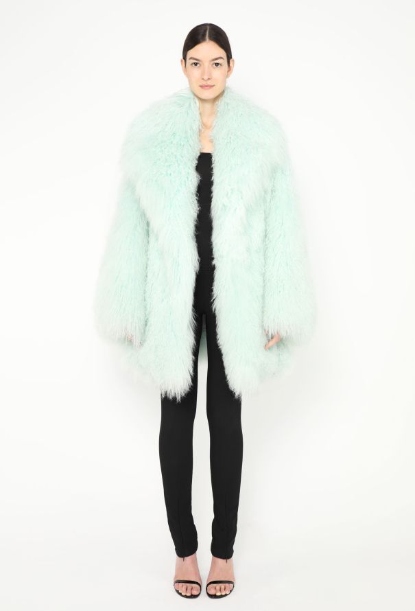 Alaïa S/S 2022 Mongolian Shearling Coat - 5